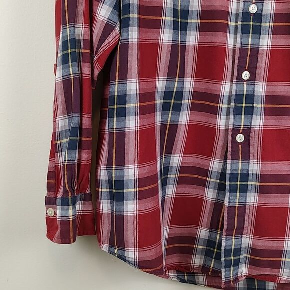 Brooks Brothers Men's Cotton Plaid Long Sleeve Button Down Shirt Preppy Size M - Picture 4 of 11